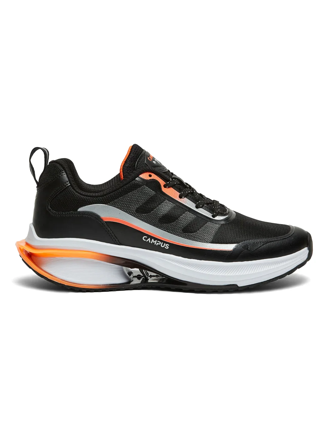 RUSTIK Black Men's Running Shoes - Image 2