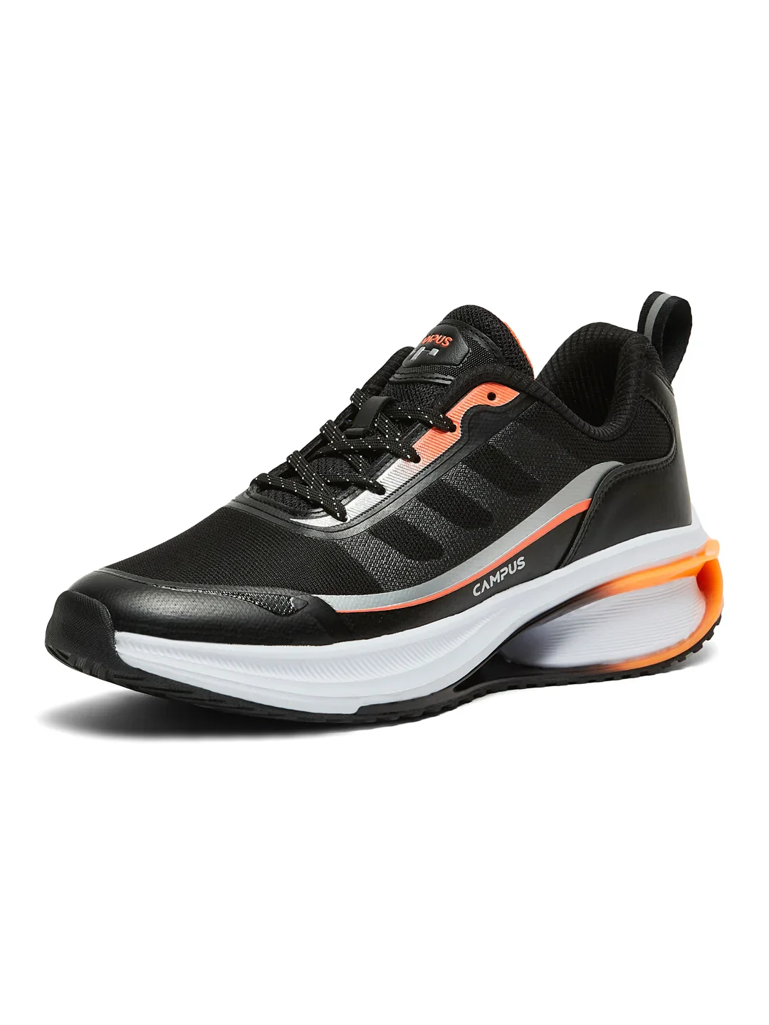 RUSTIK Black Men's Running Shoes - Image 6