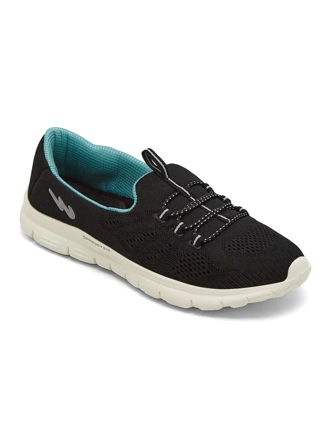 SAFFRON Black Women's Walking Shoes - Image 3