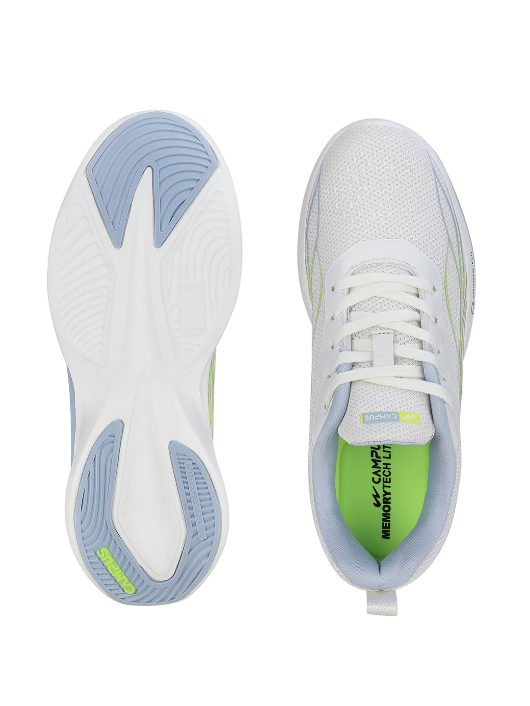 SAVVY White Women's Sports Shoes - Image 5