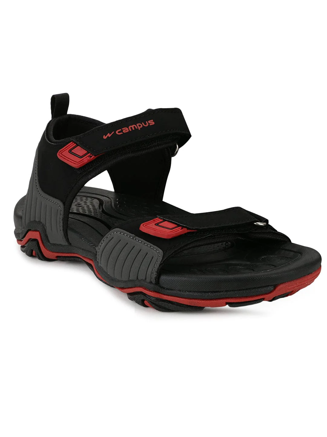 SD-050 Black Men's Sandals - Image 2