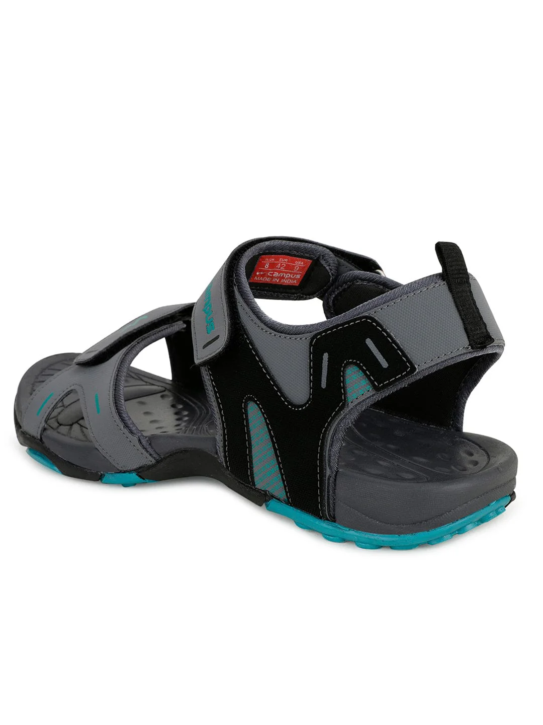 SD-053 Grey Men's Sandals - Image 3