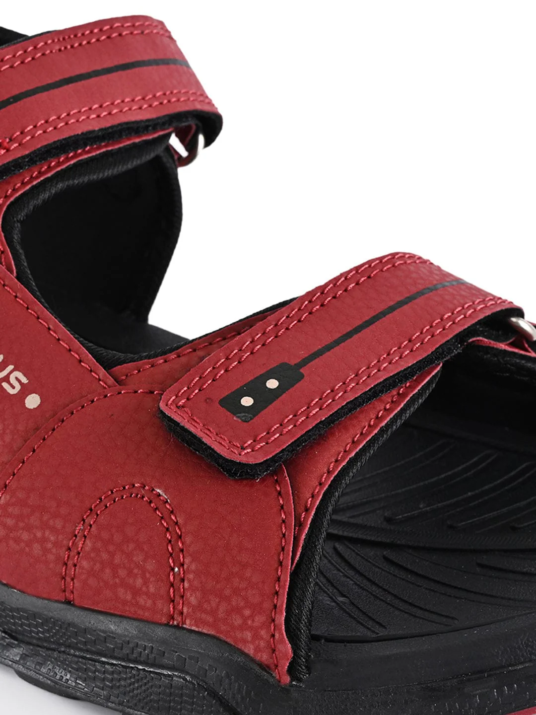 SD-055 Red Men's Sandals - Image 5