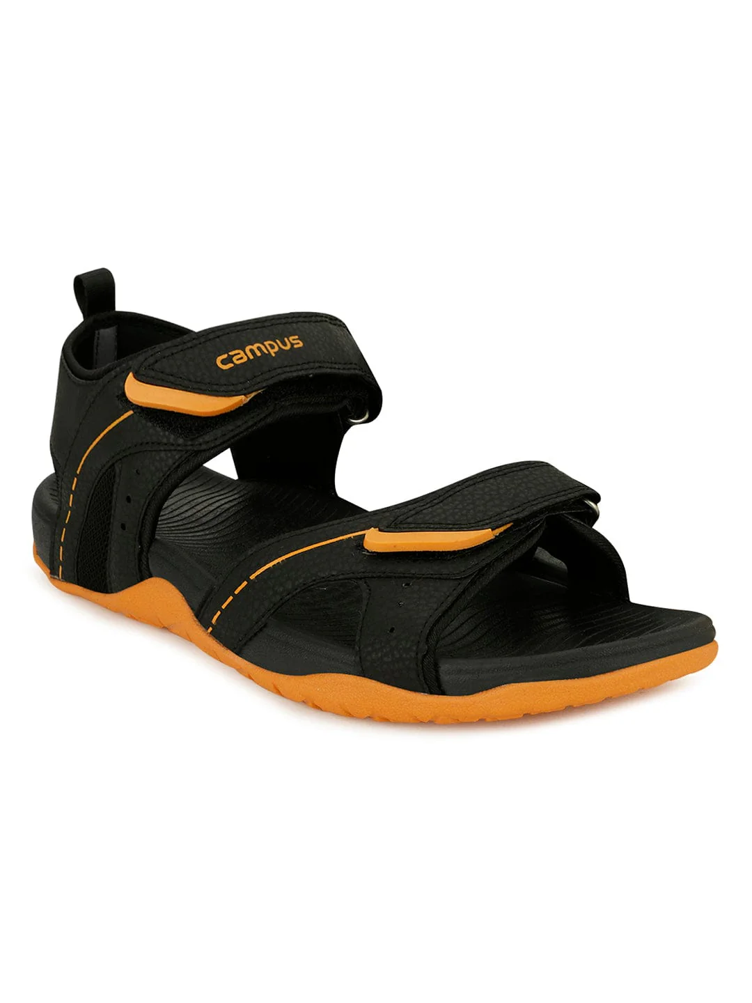 SD-067 Black Men's Sandals - Image 2