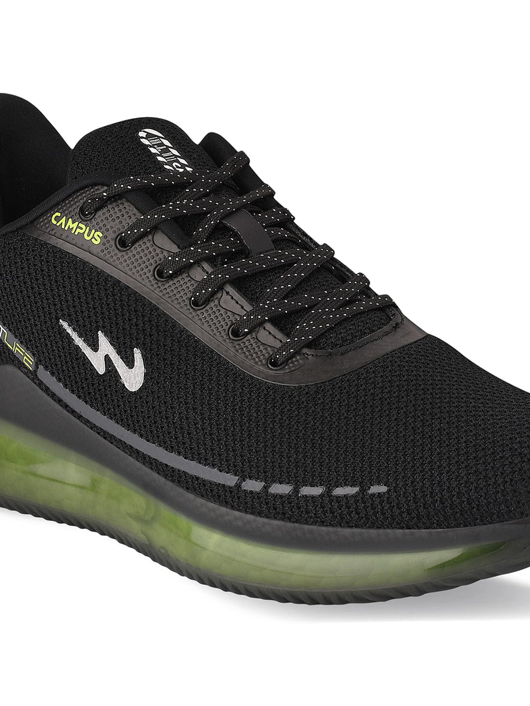SENSOR Black Men's Running Shoes - Image 5