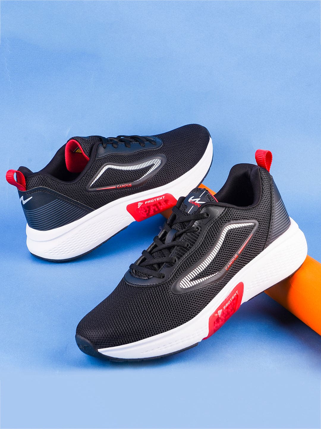 SHOCKERS Black Men's Running Shoes - Image 5