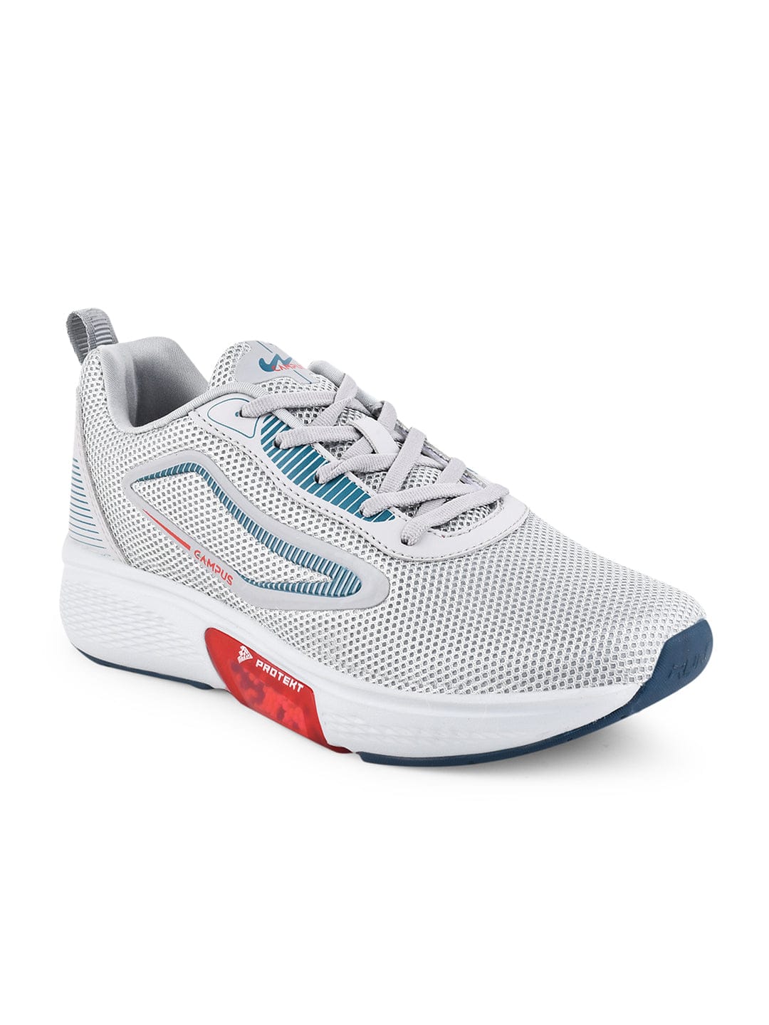 SHOCKERS Grey Men's Running Shoes - Image 2