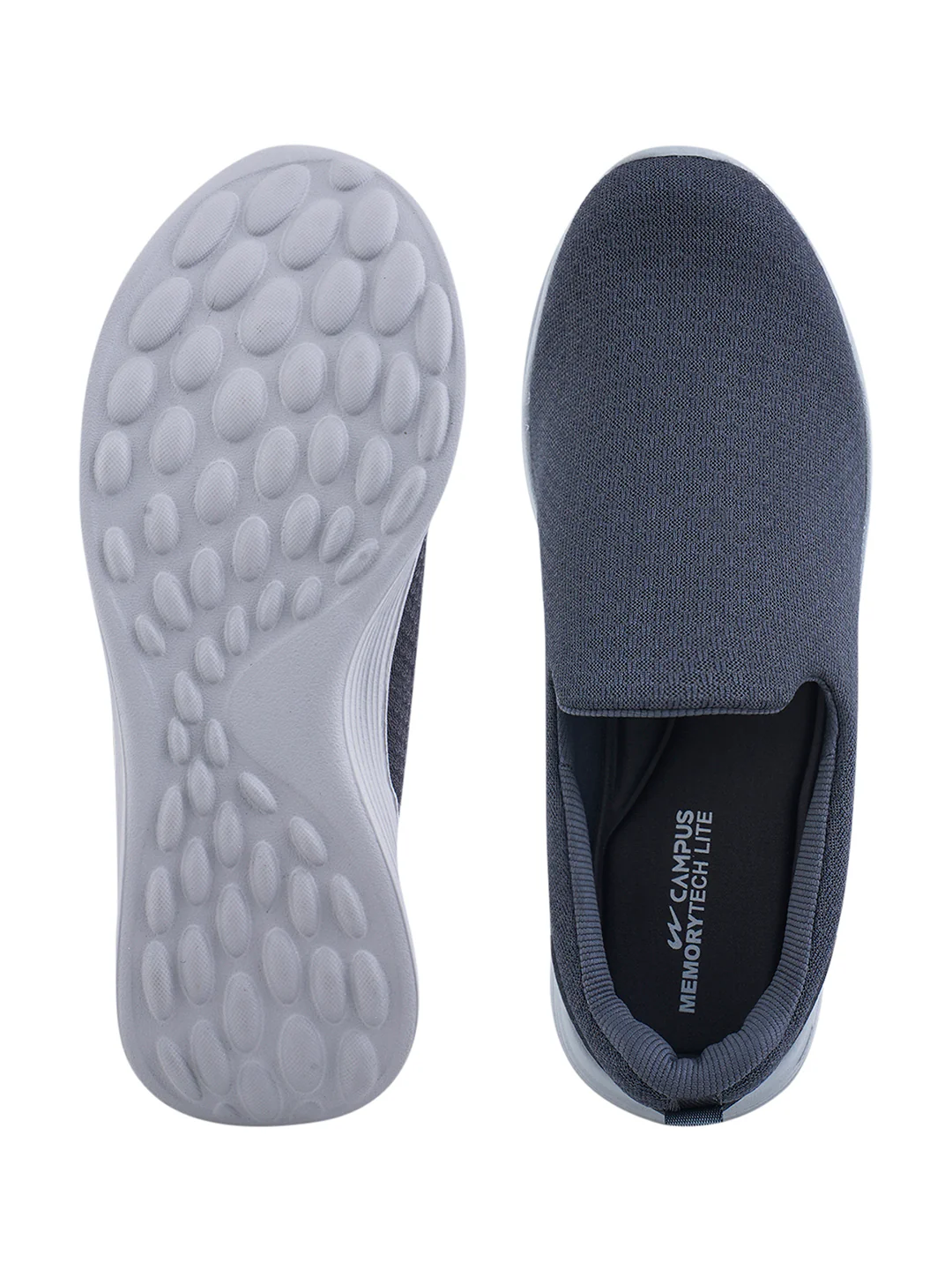 SHUTTLE Grey Men's Walking Shoes - Image 4