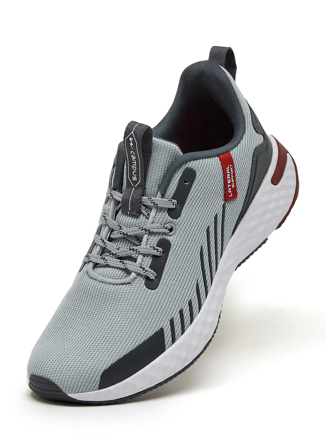 SIMBA PRO Grey Men's Sports Shoes - Image 3