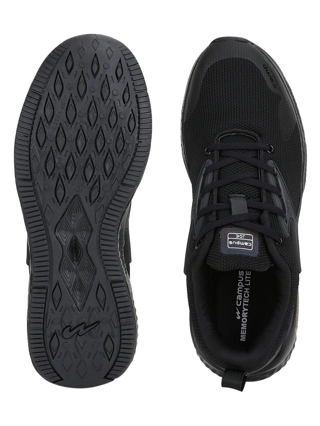 SIMON PRO Black Men's Running Shoes - Image 4