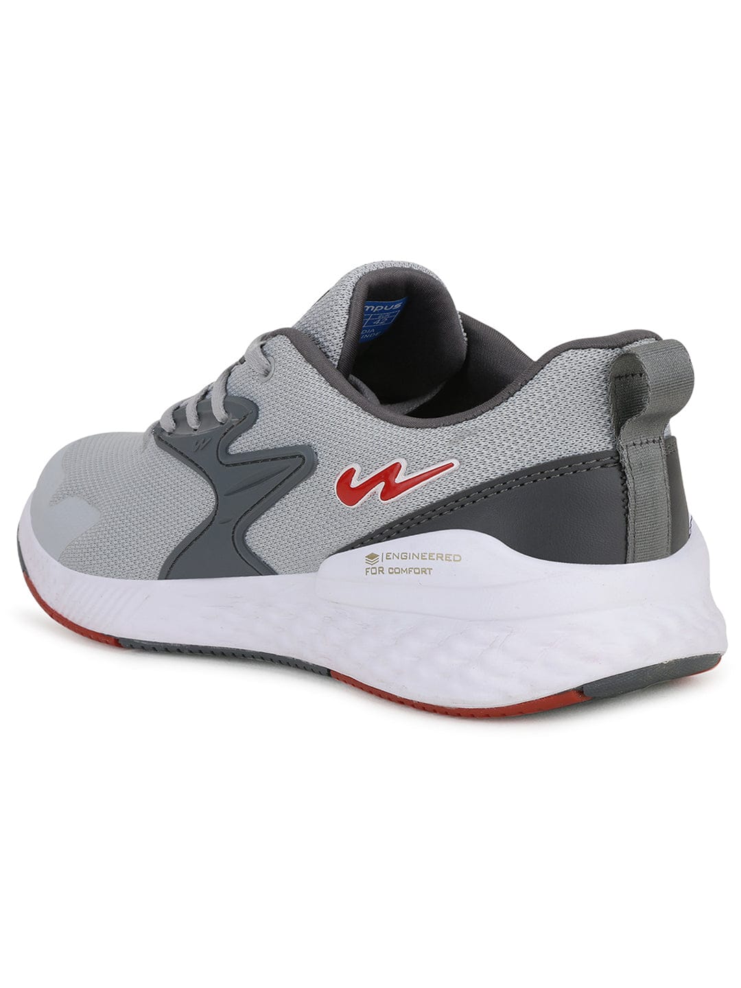 SIMON PRO Grey Men's Running Shoes - Image 3