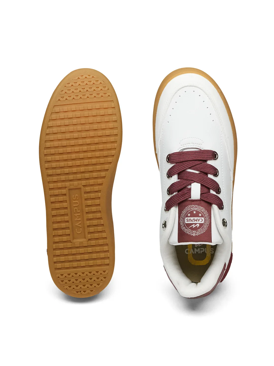 SKILL White Women's Sneakers - Image 5