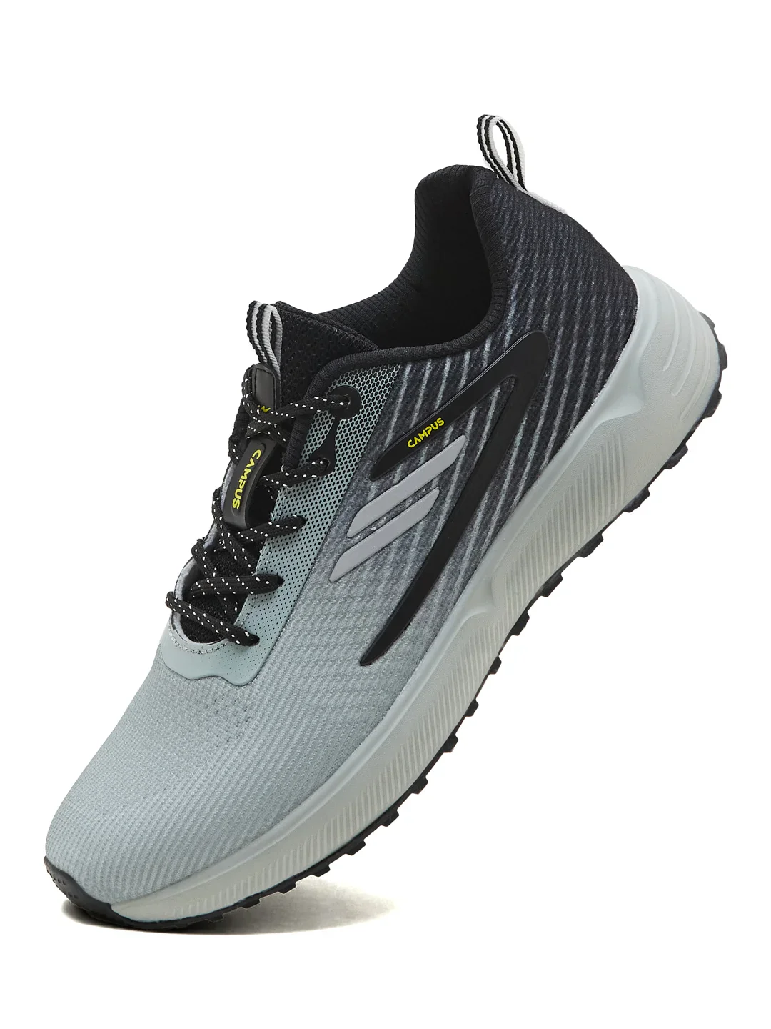 SKIPE Grey Men's Running Shoes - Image 3