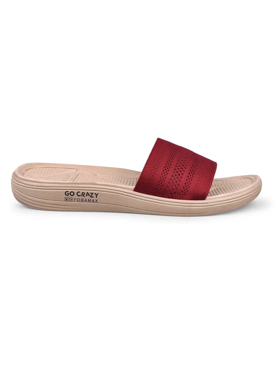 SL-404L-A Red  Women's Slides - Image 2