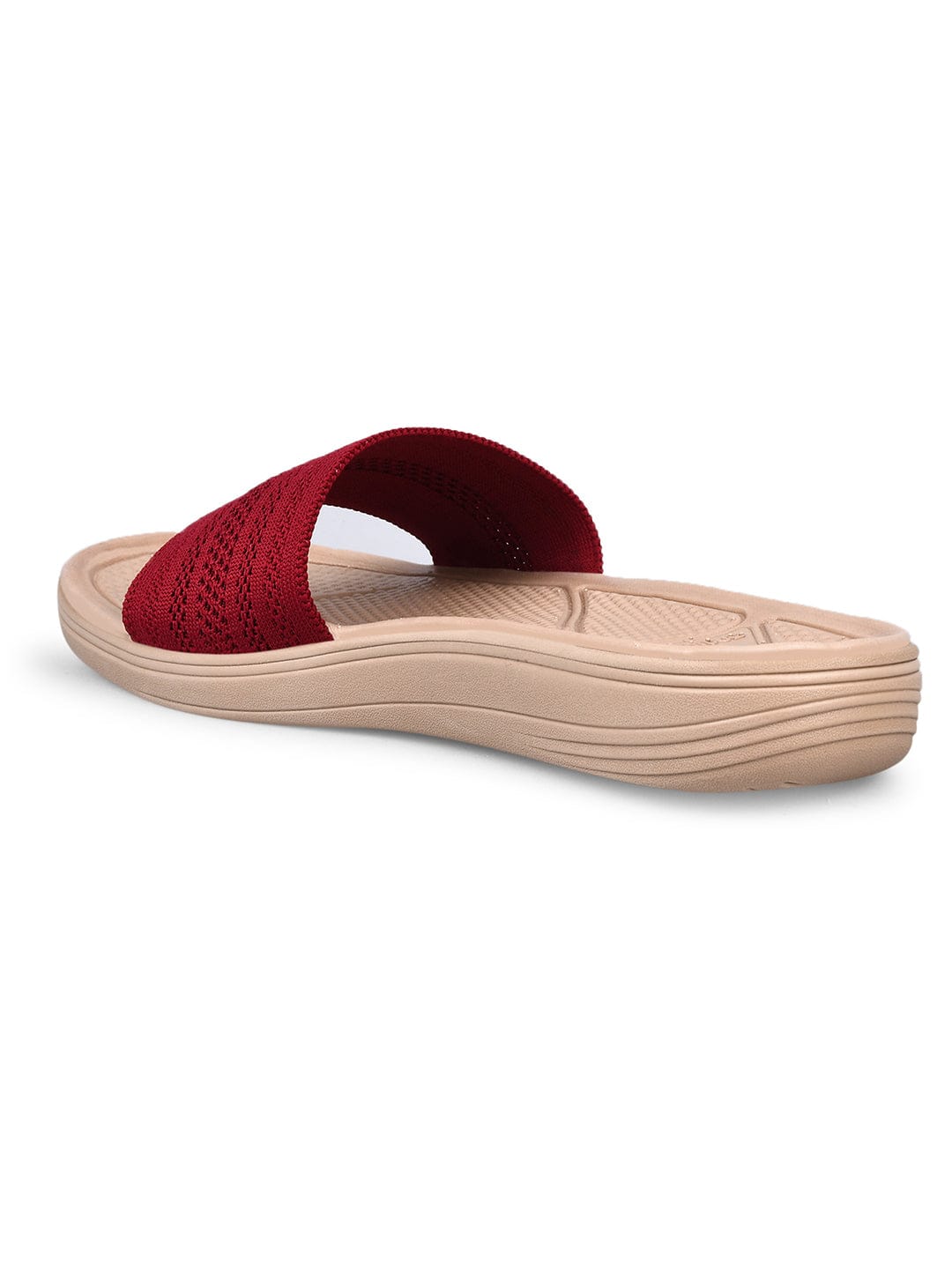 SL-404L-A Red  Women's Slides - Image 3