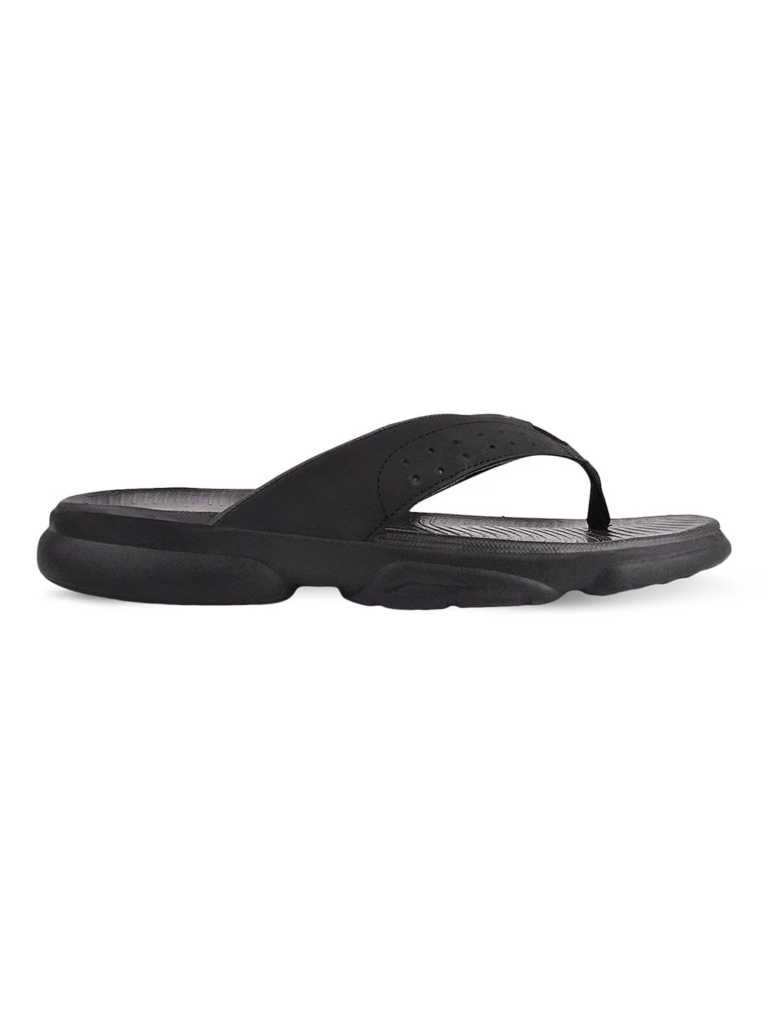 SL-405A Black Men's Flip Flops - Image 2