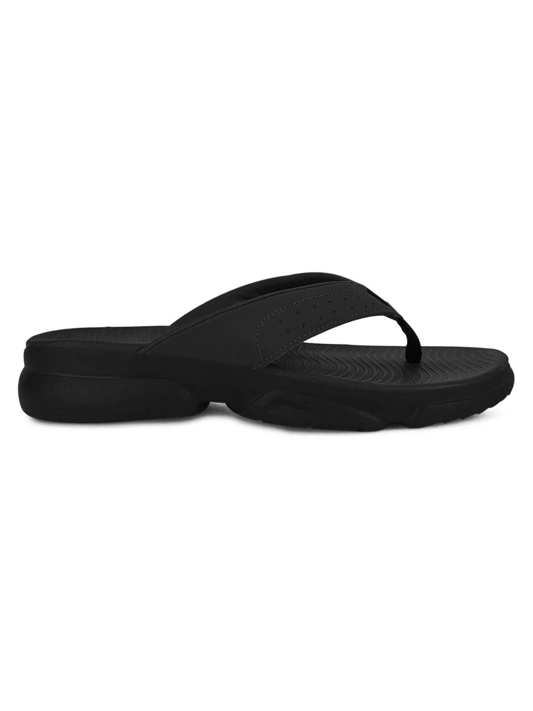 SL-405A Black Men's Flip Flops - Image 2