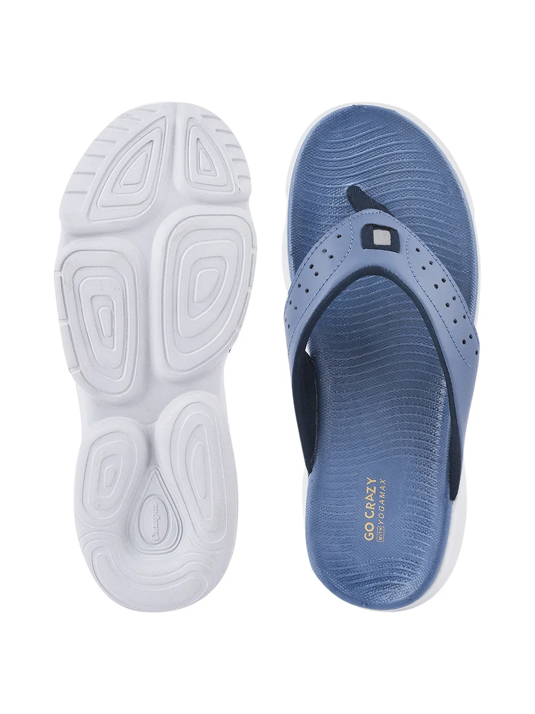 SL-409LA  Blue Women's Flip Flops - Image 4