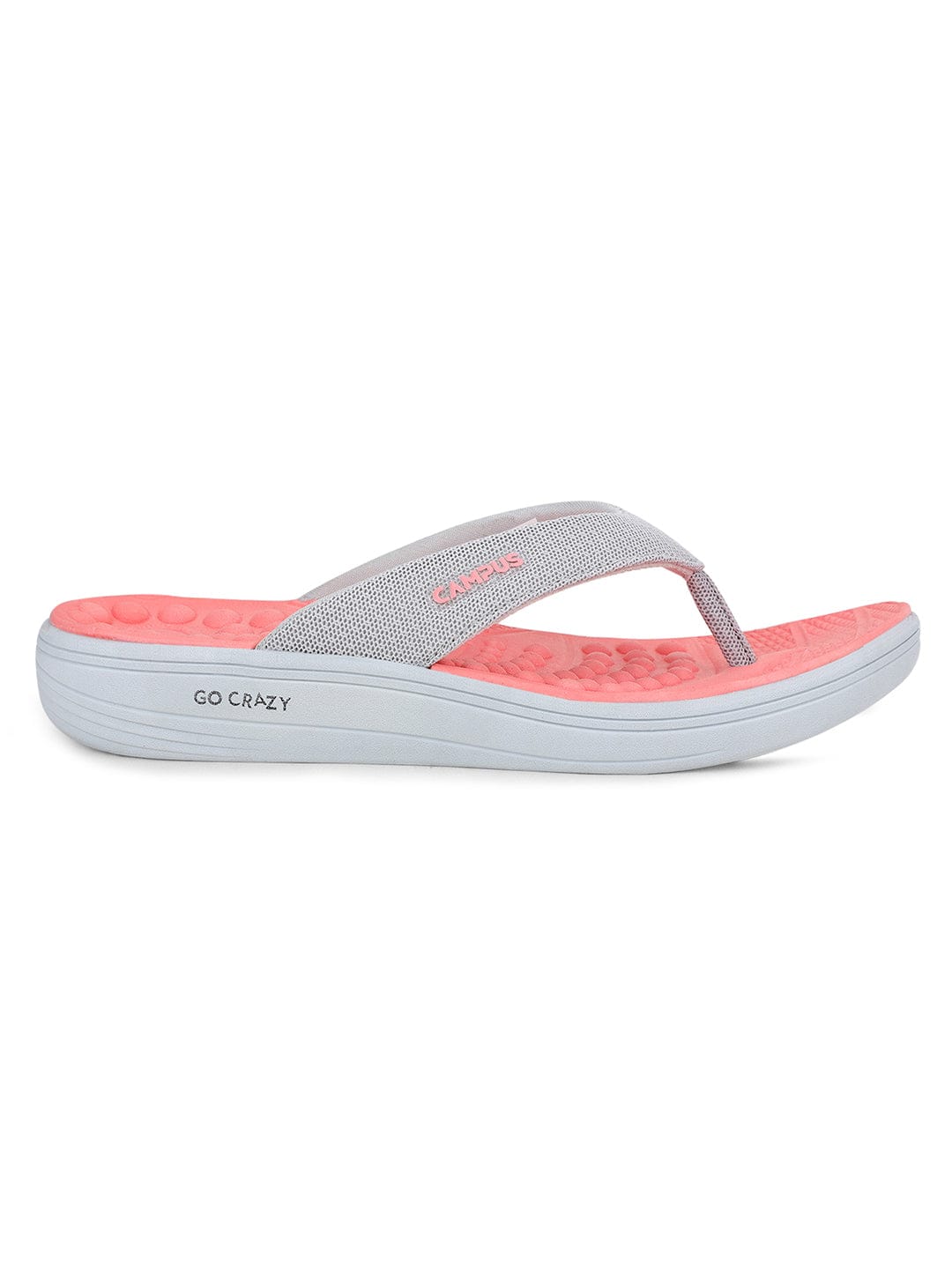 SL-411L-A Grey Women's Flip Flops - Image 2