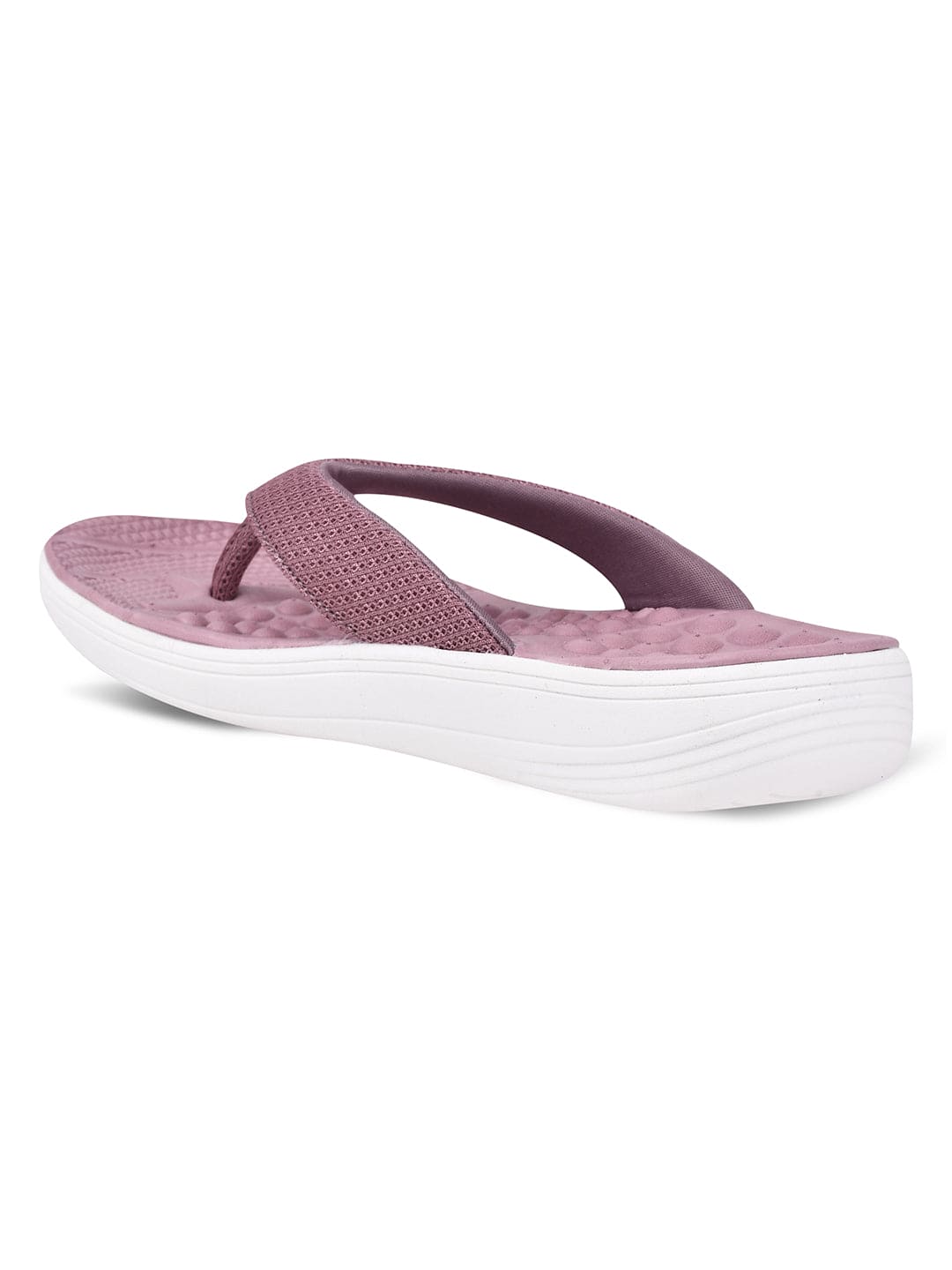 SL-411L-A Mauve Women's Flip Flops - Image 3