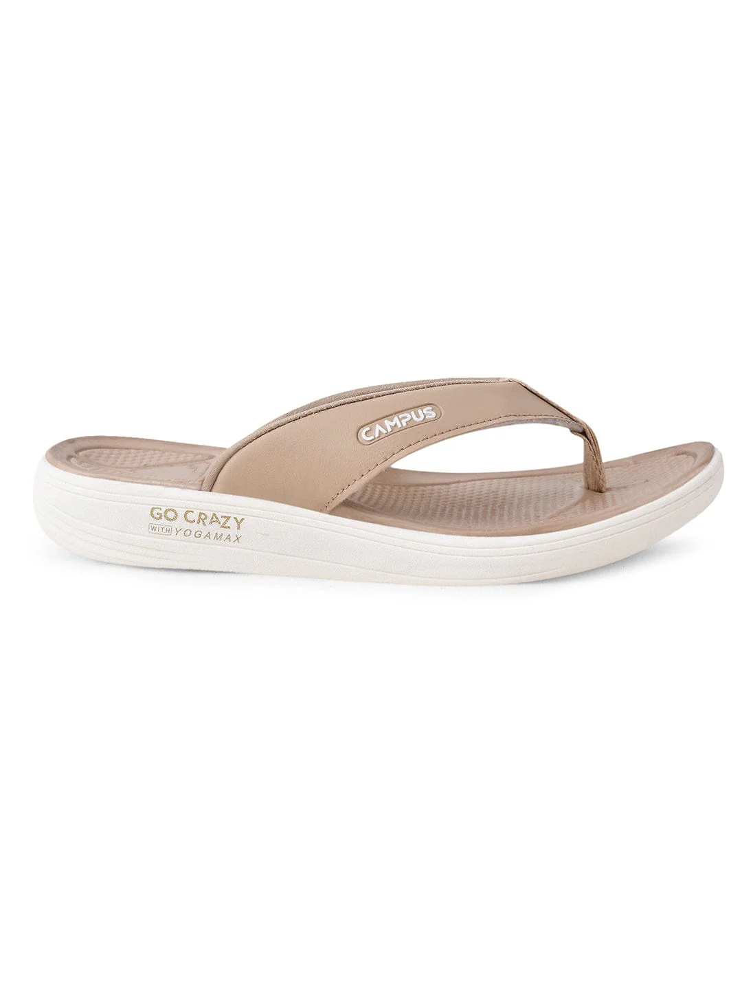 SL-418L Beige Women's Flip Flops - Image 2