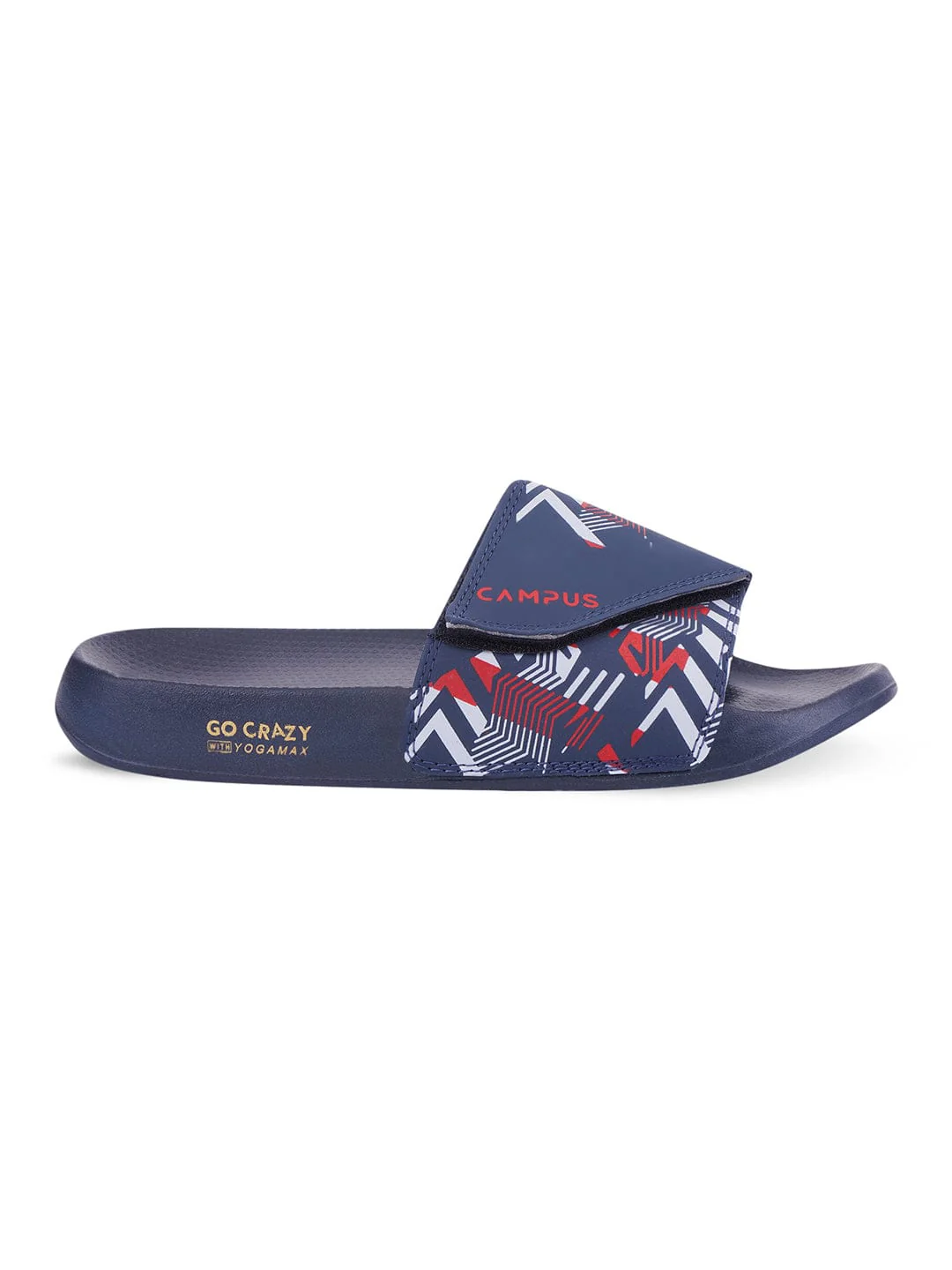 SL-422 Blue Men's Slides - Image 2