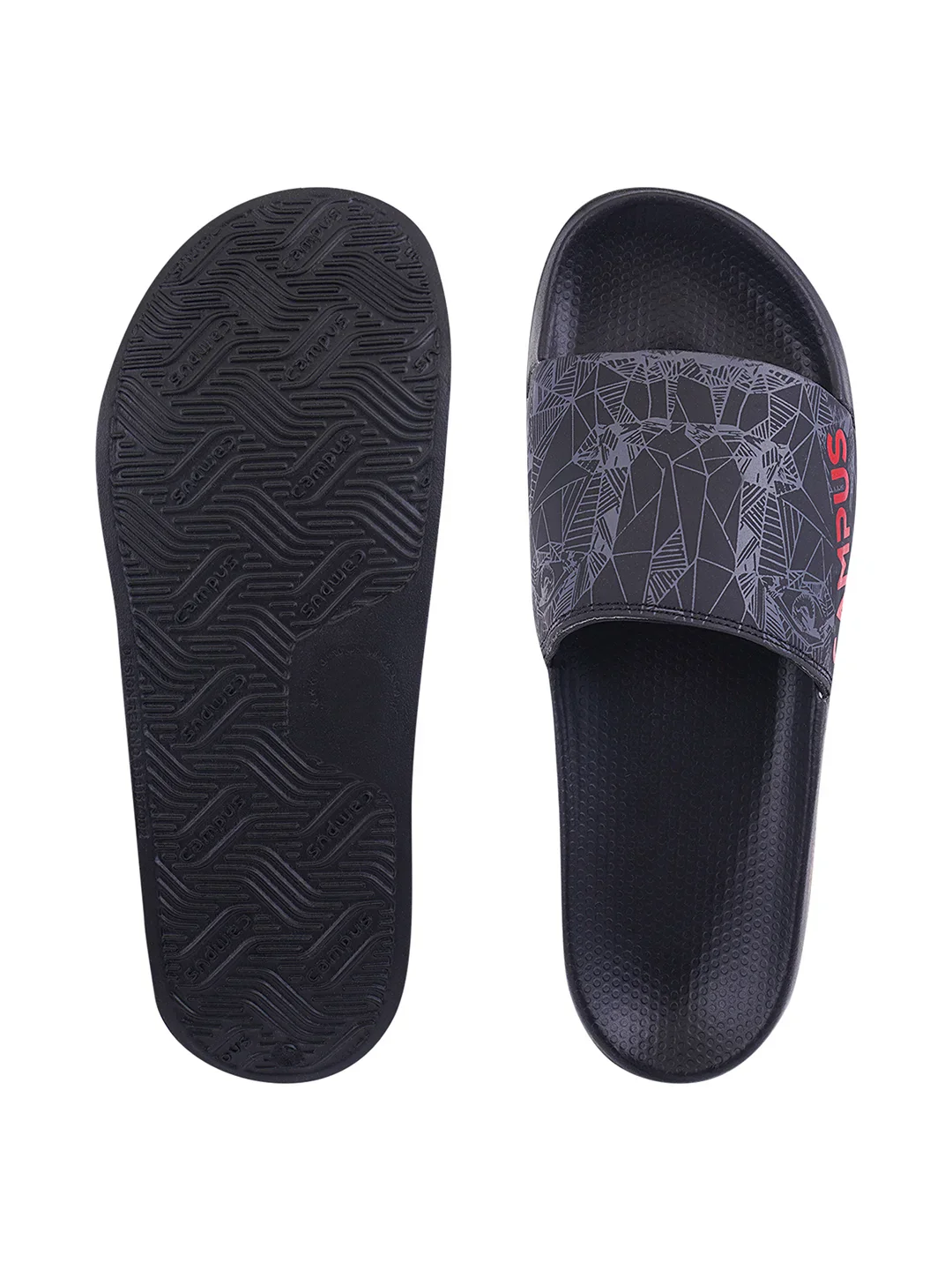 SL-423A Black Men's Slides - Image 4