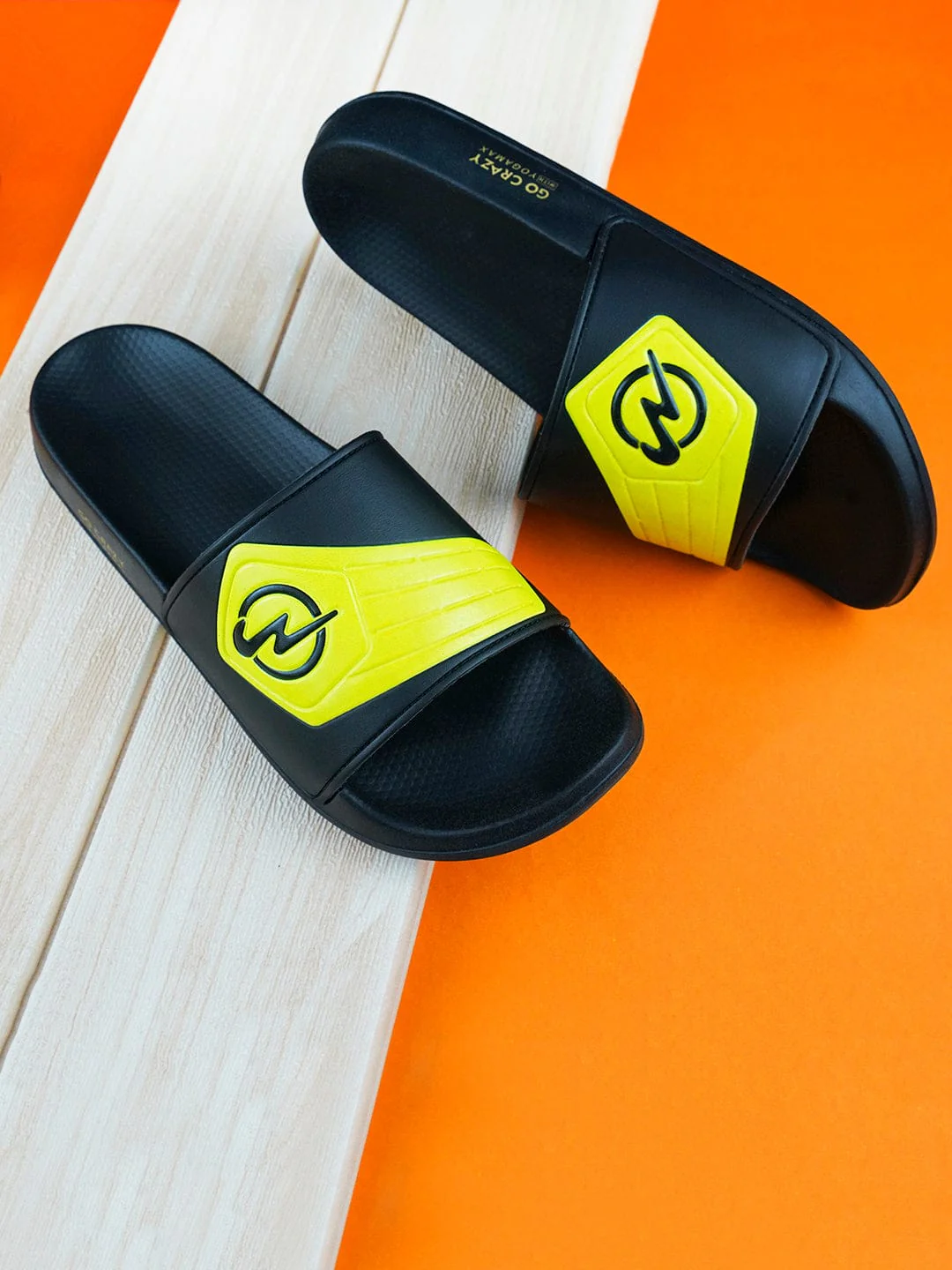 SL-429 Black Men's Slides - Image 5
