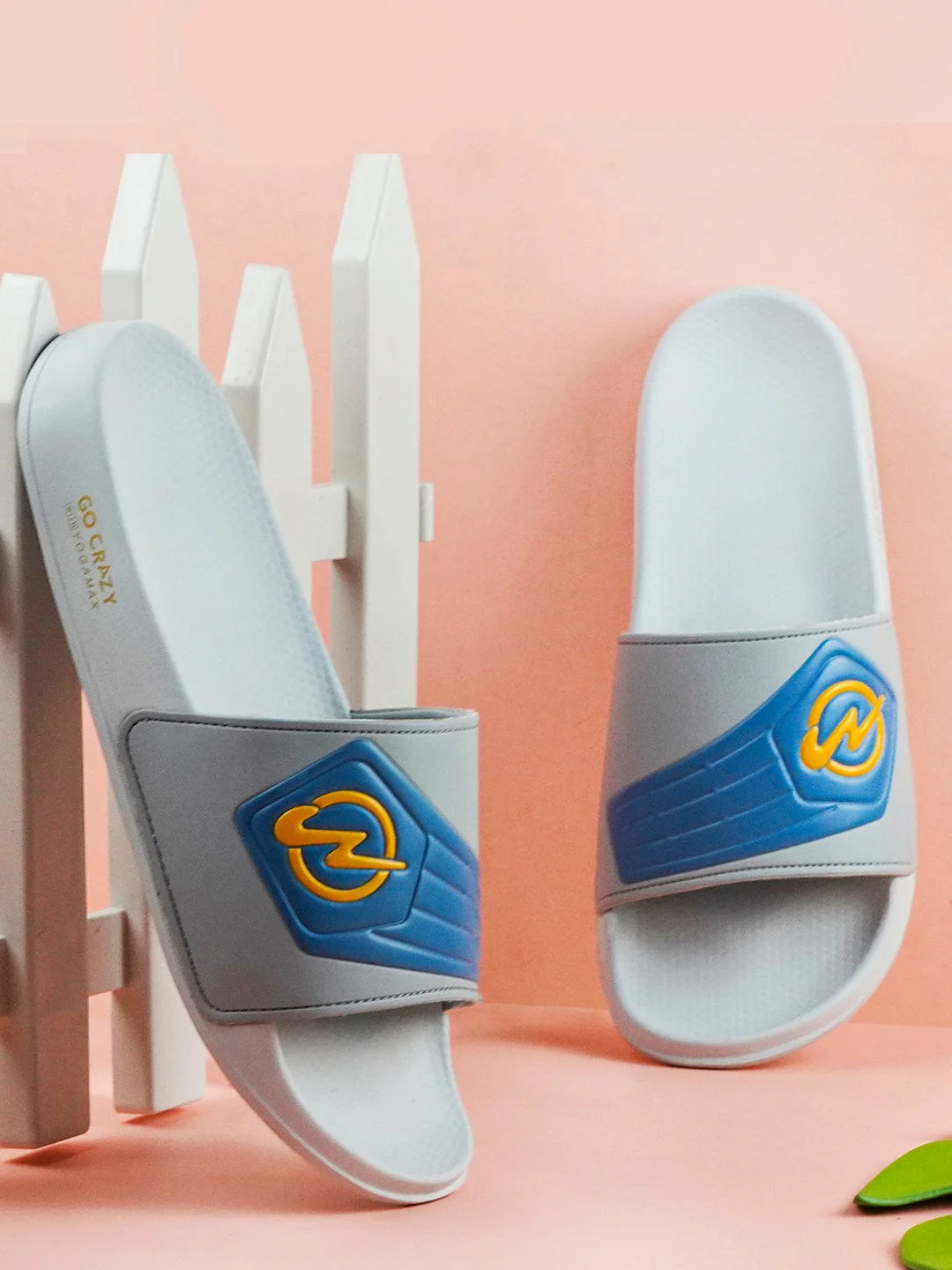SL-429 Grey Men's Slides - Image 5