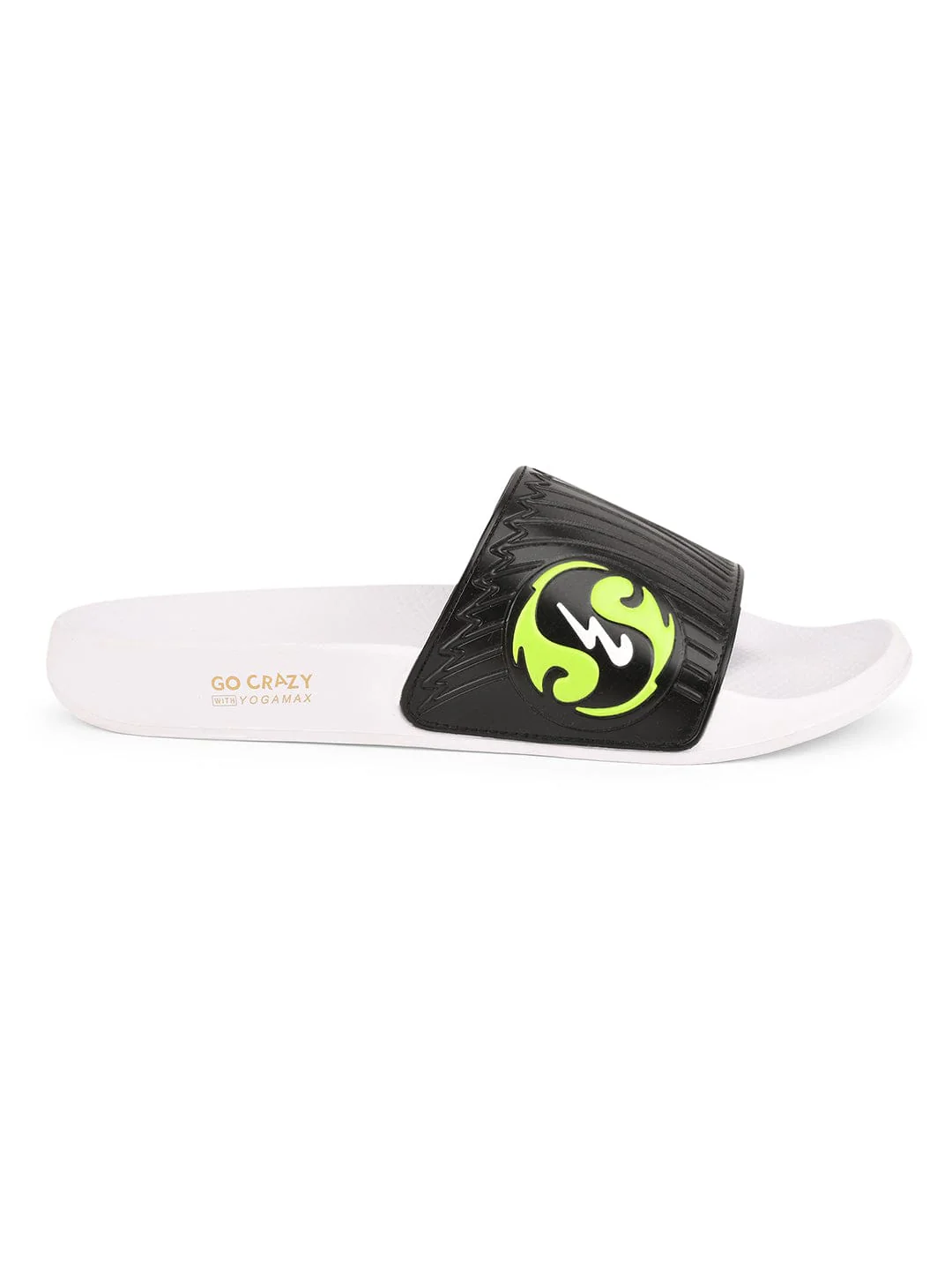SL-430 Black Men's Slides - Image 2