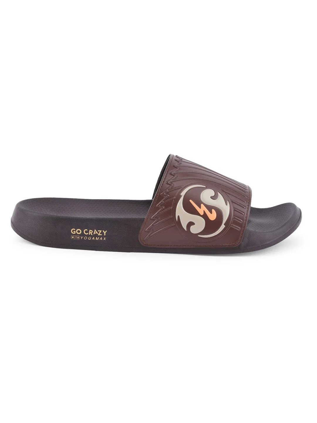 SL-430 Brown Men's Slides - Image 2