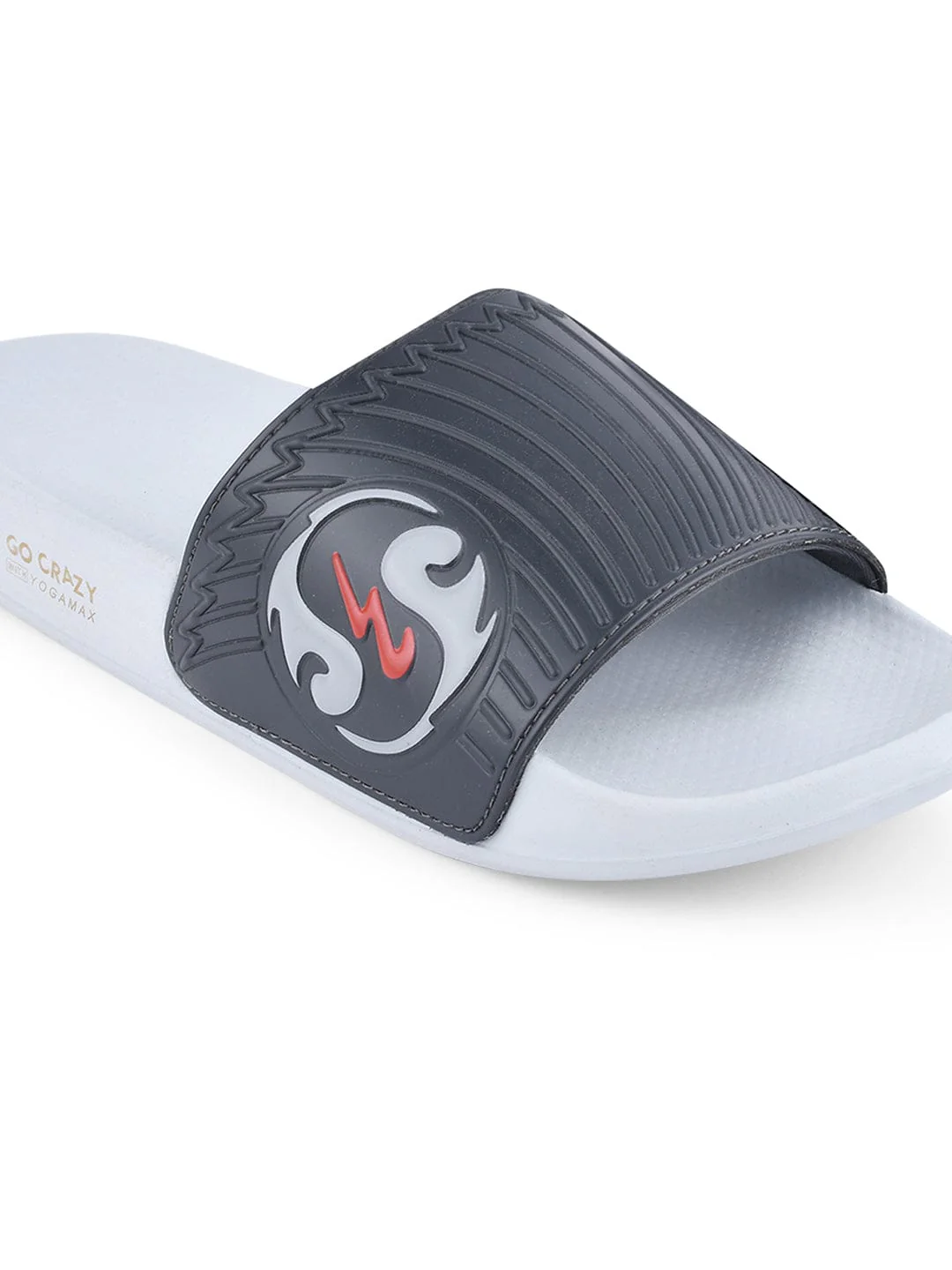 SL-430 Grey Men's Slides - Image 5