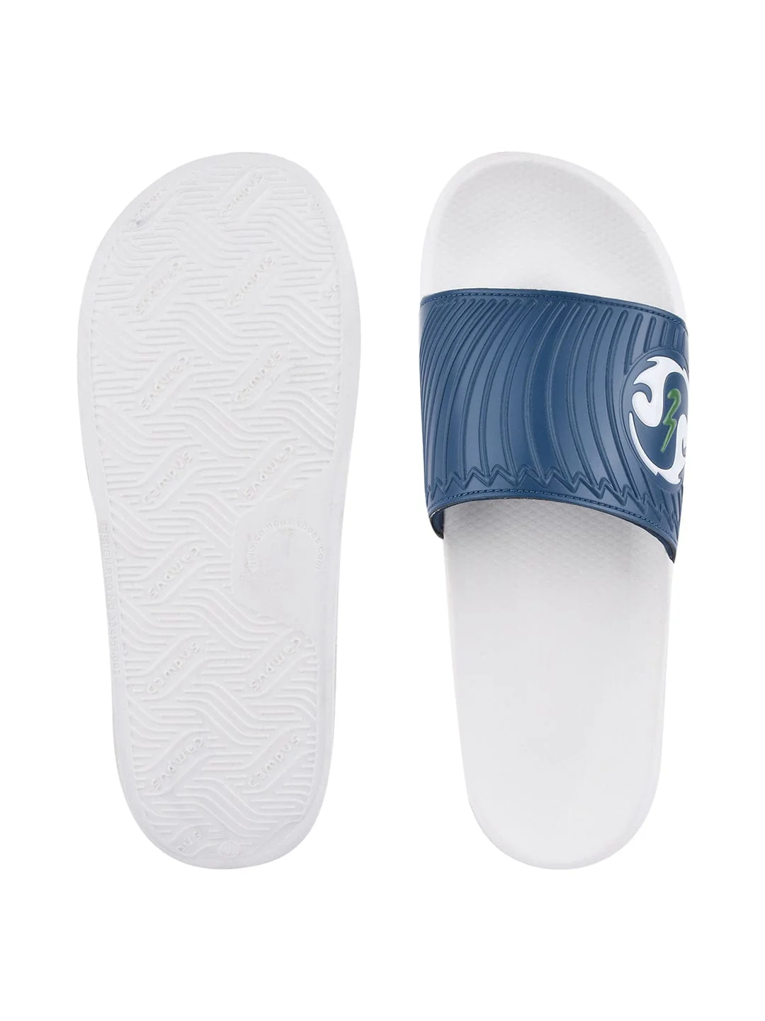 SL-430 Blue Men's Slides - Image 4