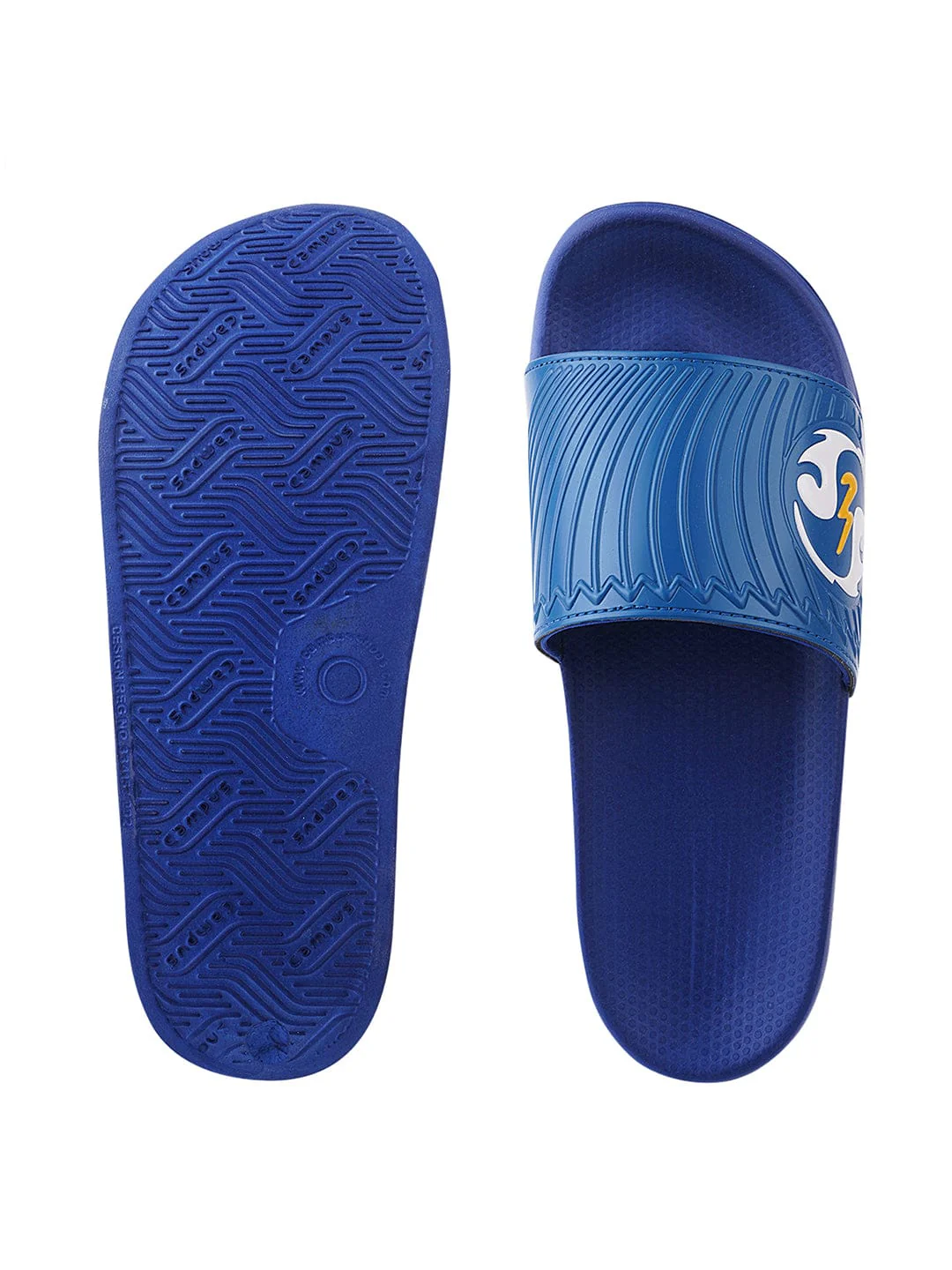 SL-430 Blue Men's Slides - Image 4