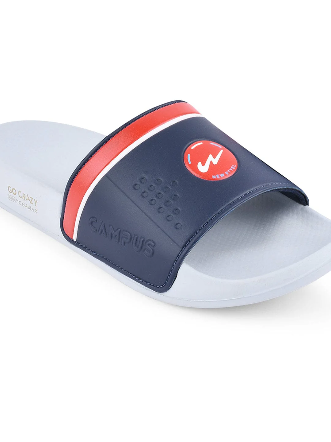 SL-431 Blue Men's Slides - Image 5