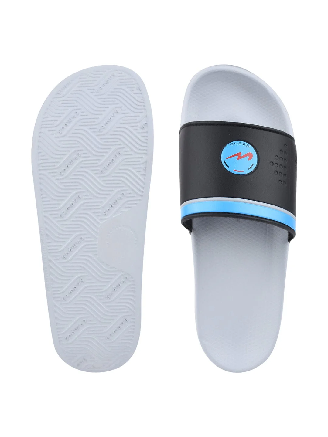 SL-431 Grey Men's Slides - Image 4