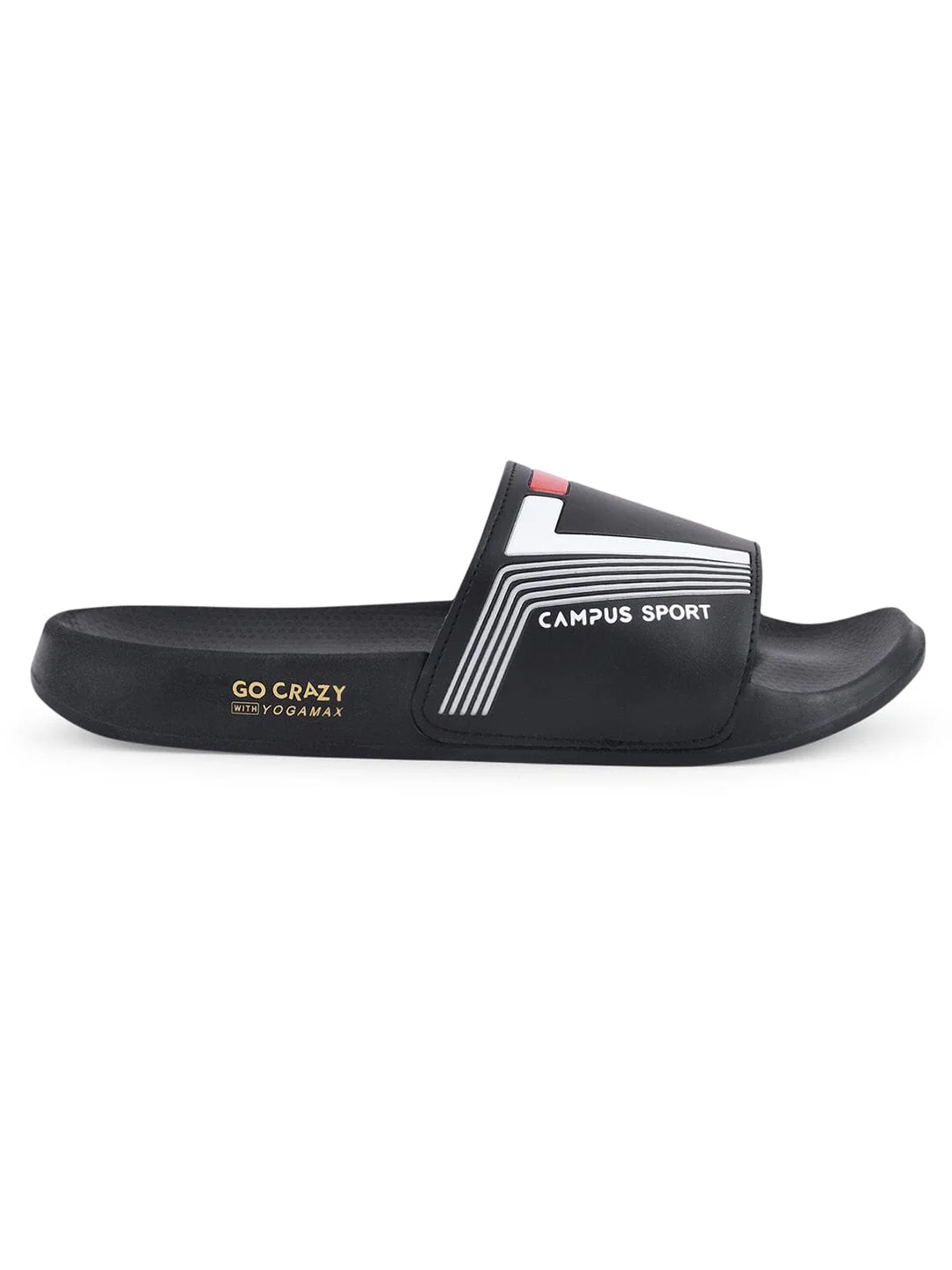 SL-432 Black Men's Slides - Image 2
