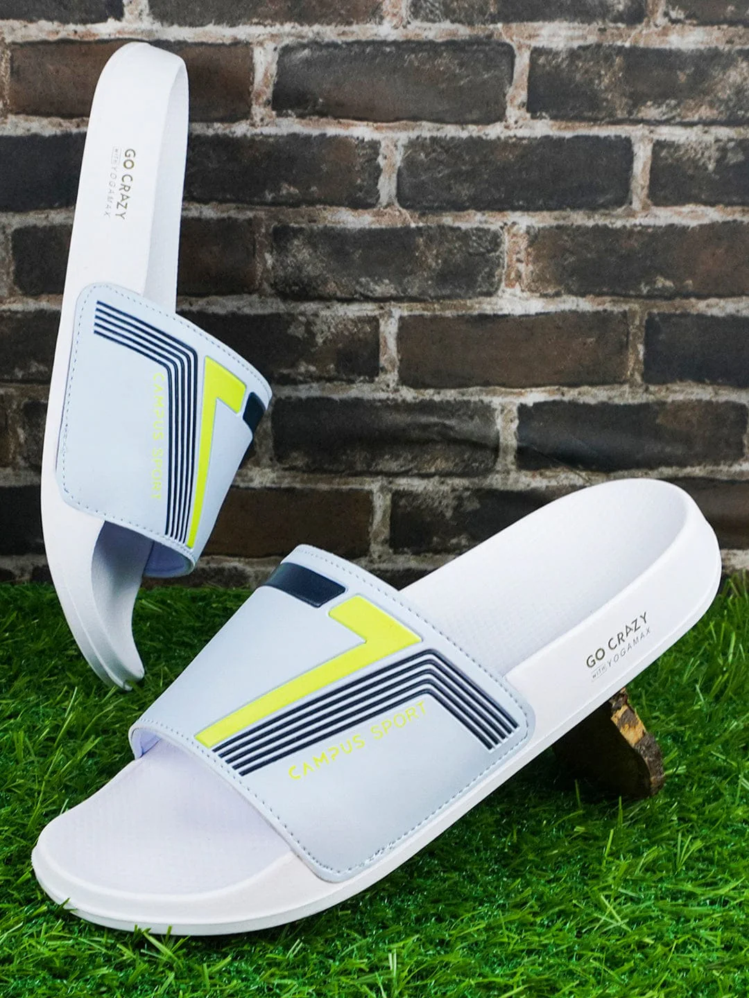 SL-432 Blue Men's Slides - Image 5