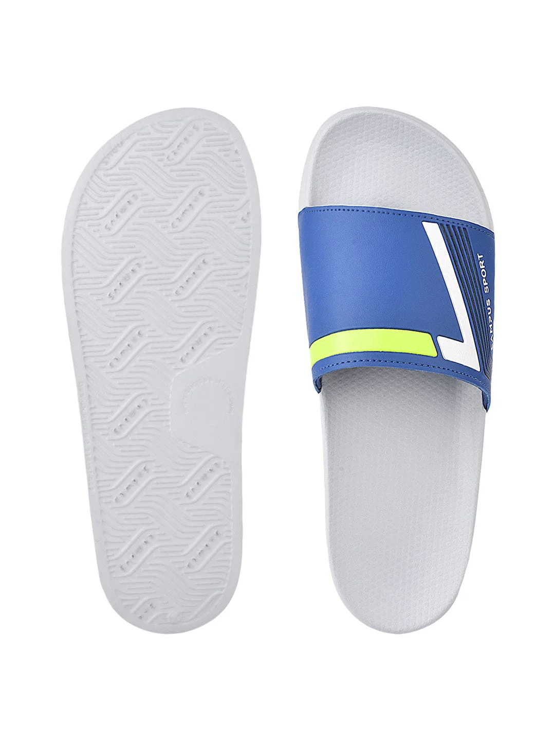 SL-432 Blue Men's Slides - Image 4