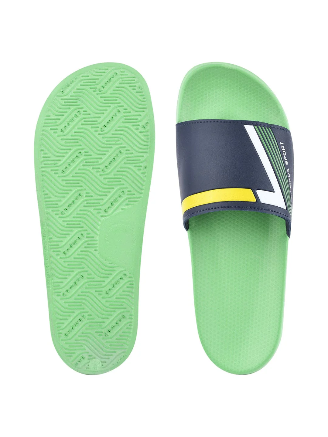 SL-432 Green Men's Slides - Image 4