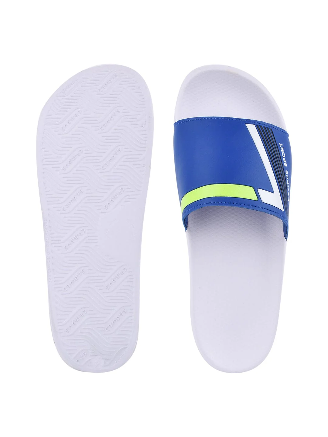 SL-432 Blue Men's Slides - Image 4