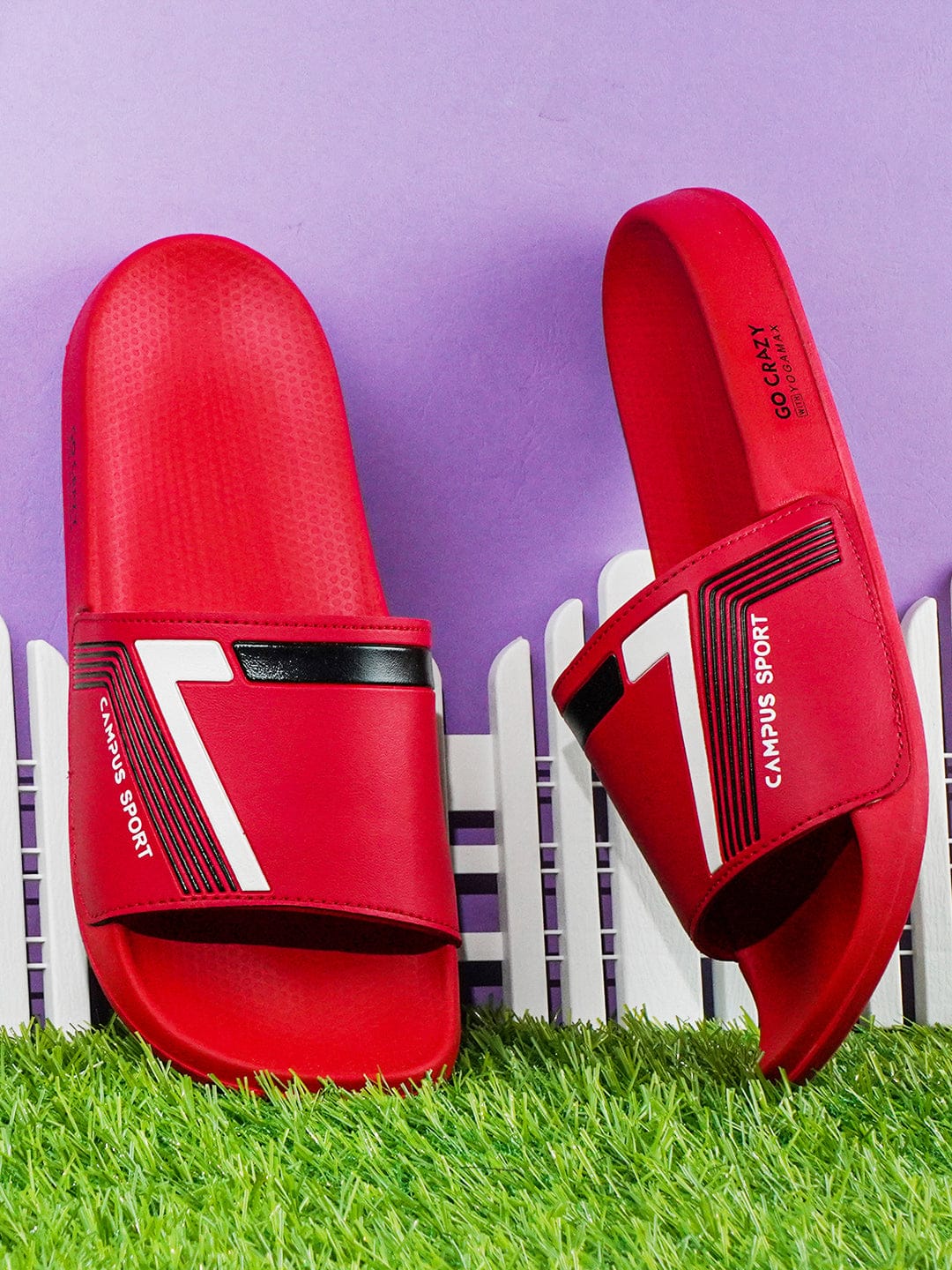 SL-432 Red Men's Slides - Image 5