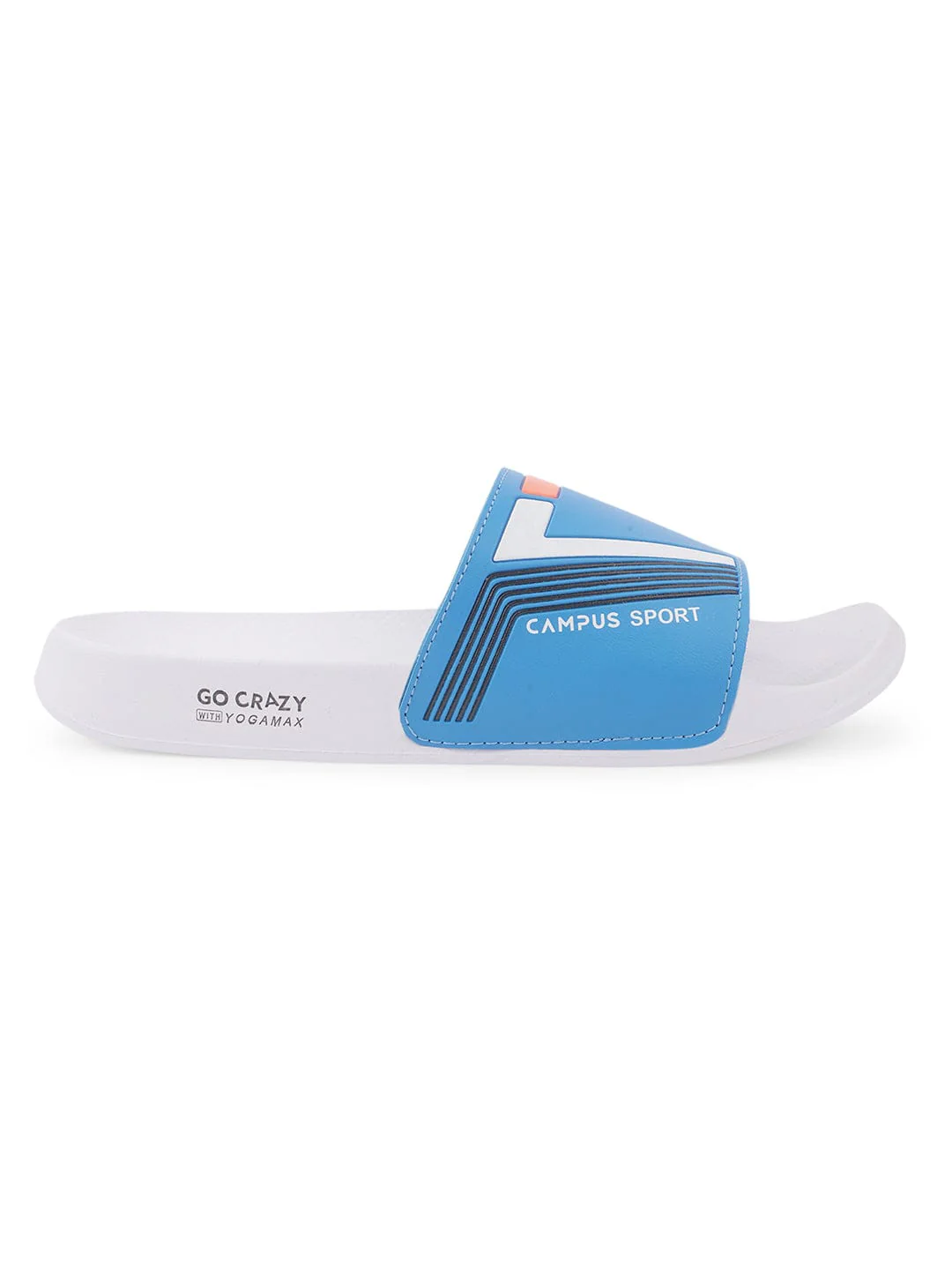 SL-432 Blue Men's Slides - Image 2