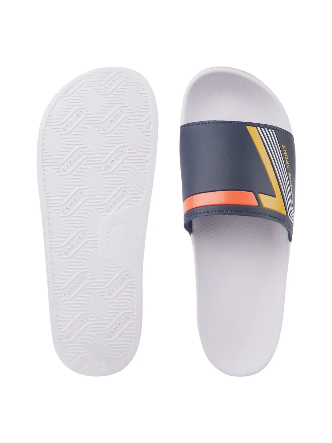 SL-432A Blue Men's Slides - Image 3