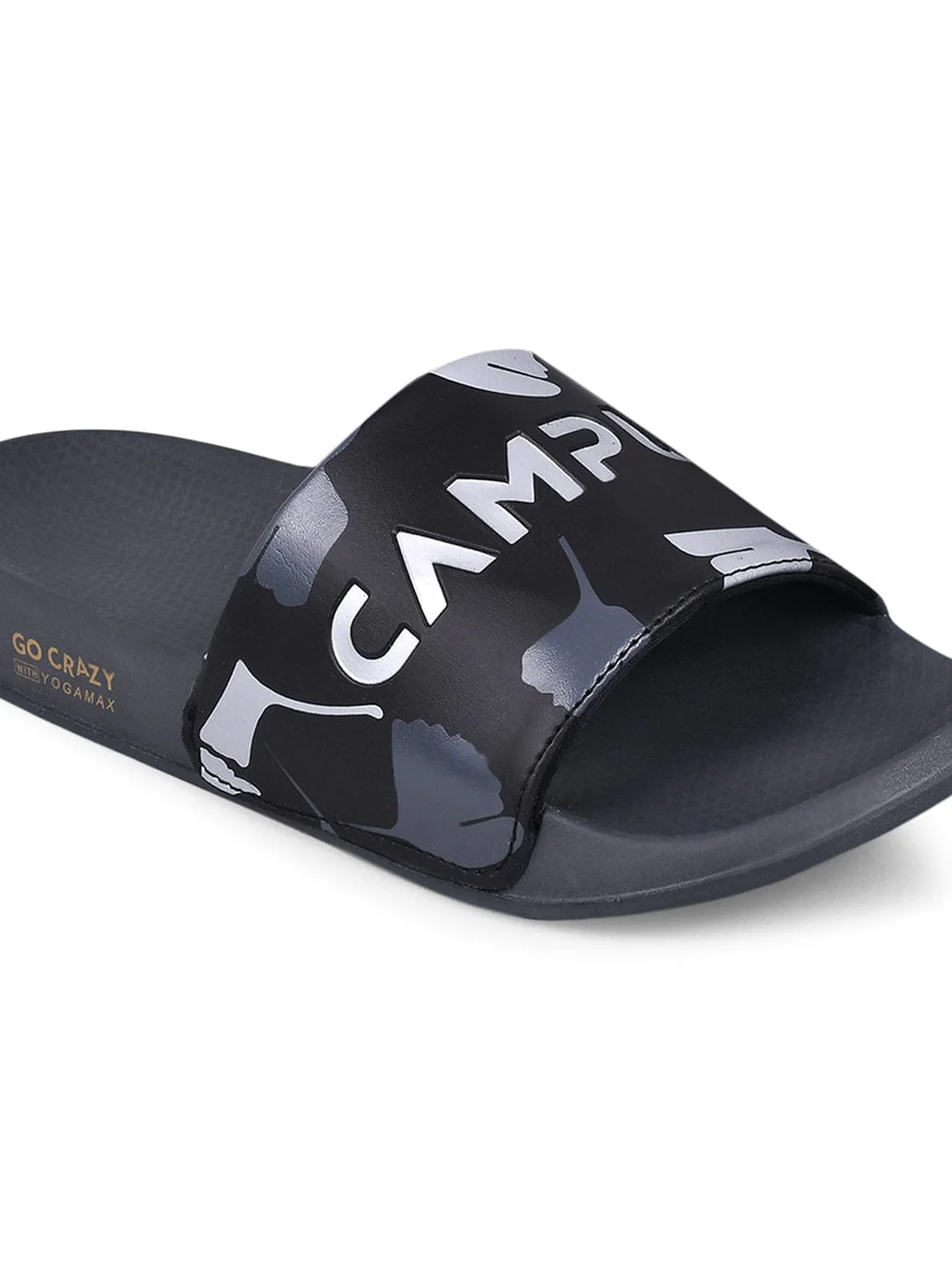 SL-433 Black Men's Slides - Image 4