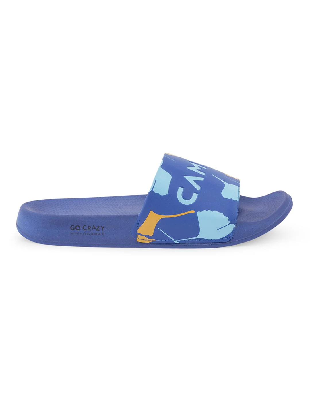 SL-433 Blue Men's Slides - Image 2