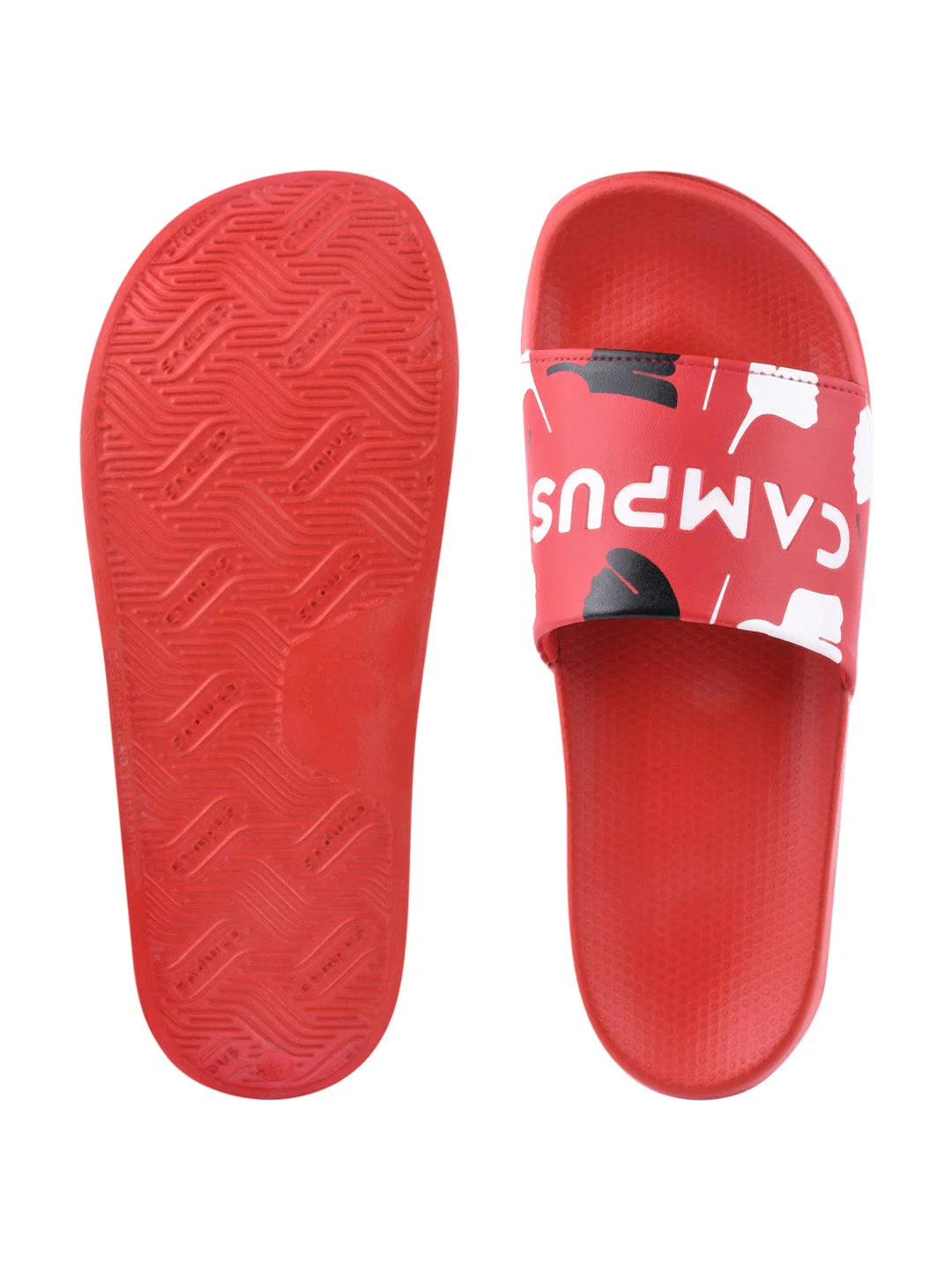 SL-433 Red Men's Slides - Image 4