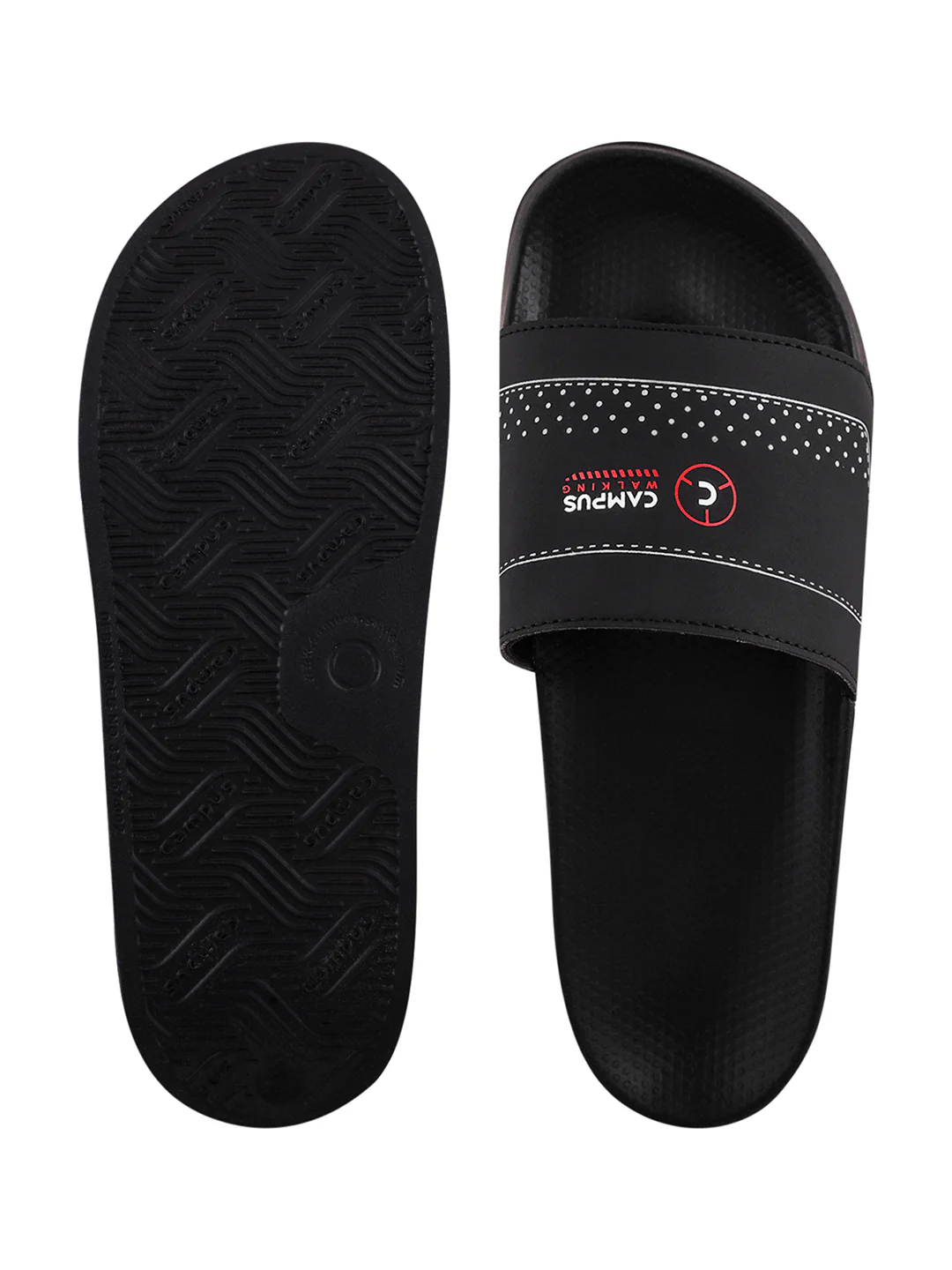 SL-436 Black Men's Slides - Image 5