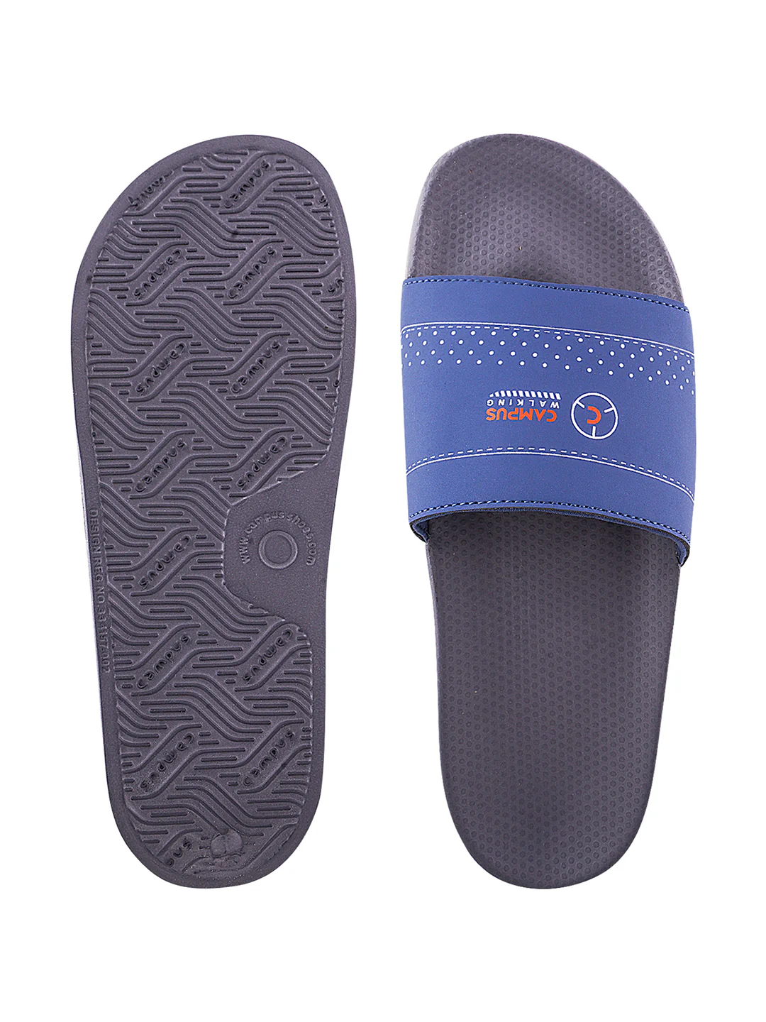 SL-436 Blue Men's Slippers - Image 5