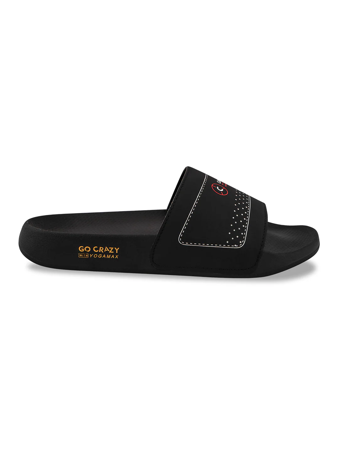 SL-436A Black Men's Slides - Image 2